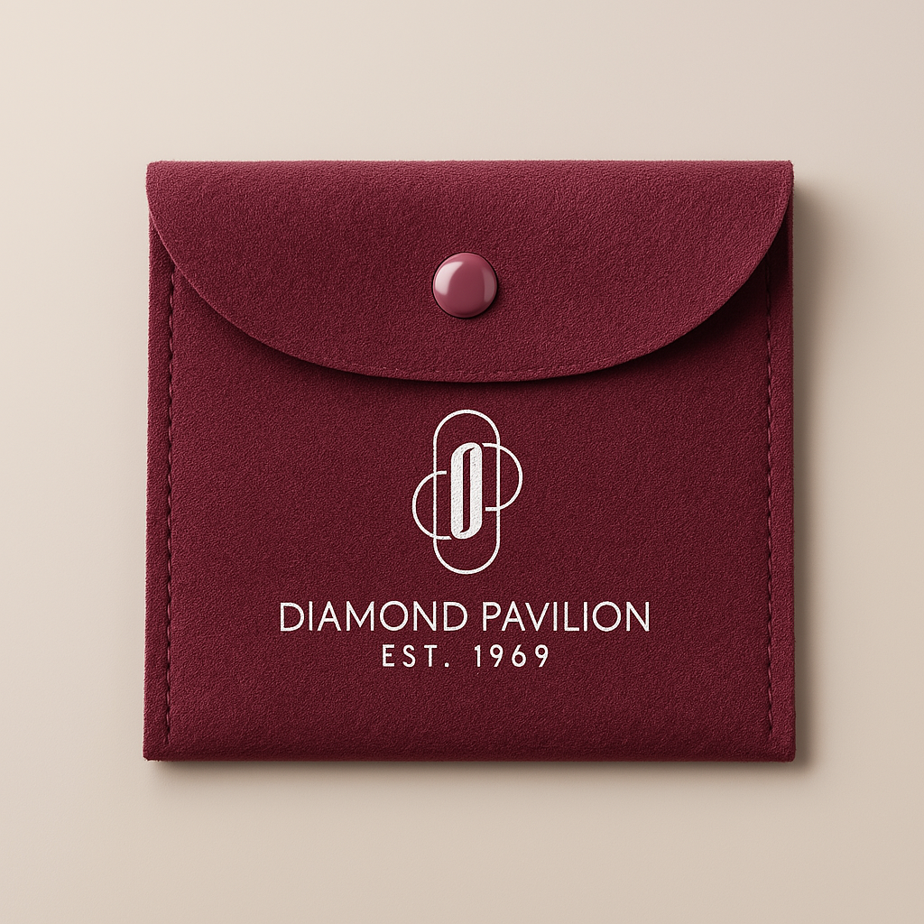 Merlot Suede Pouch