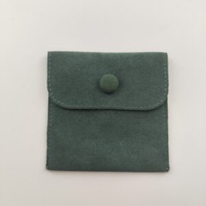 Olive Microfiber Snap Bag