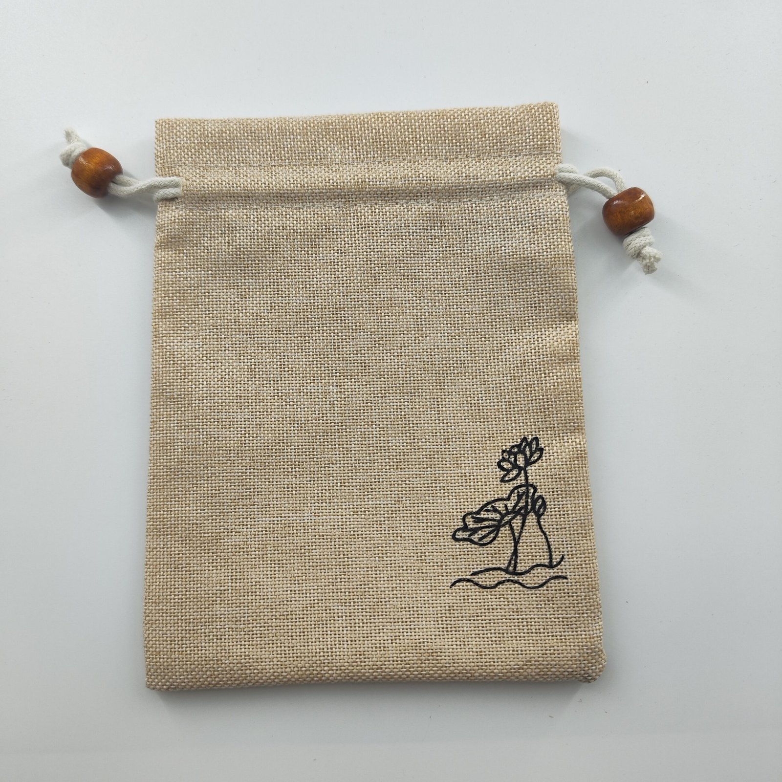 Chinese Style Burlap Bag