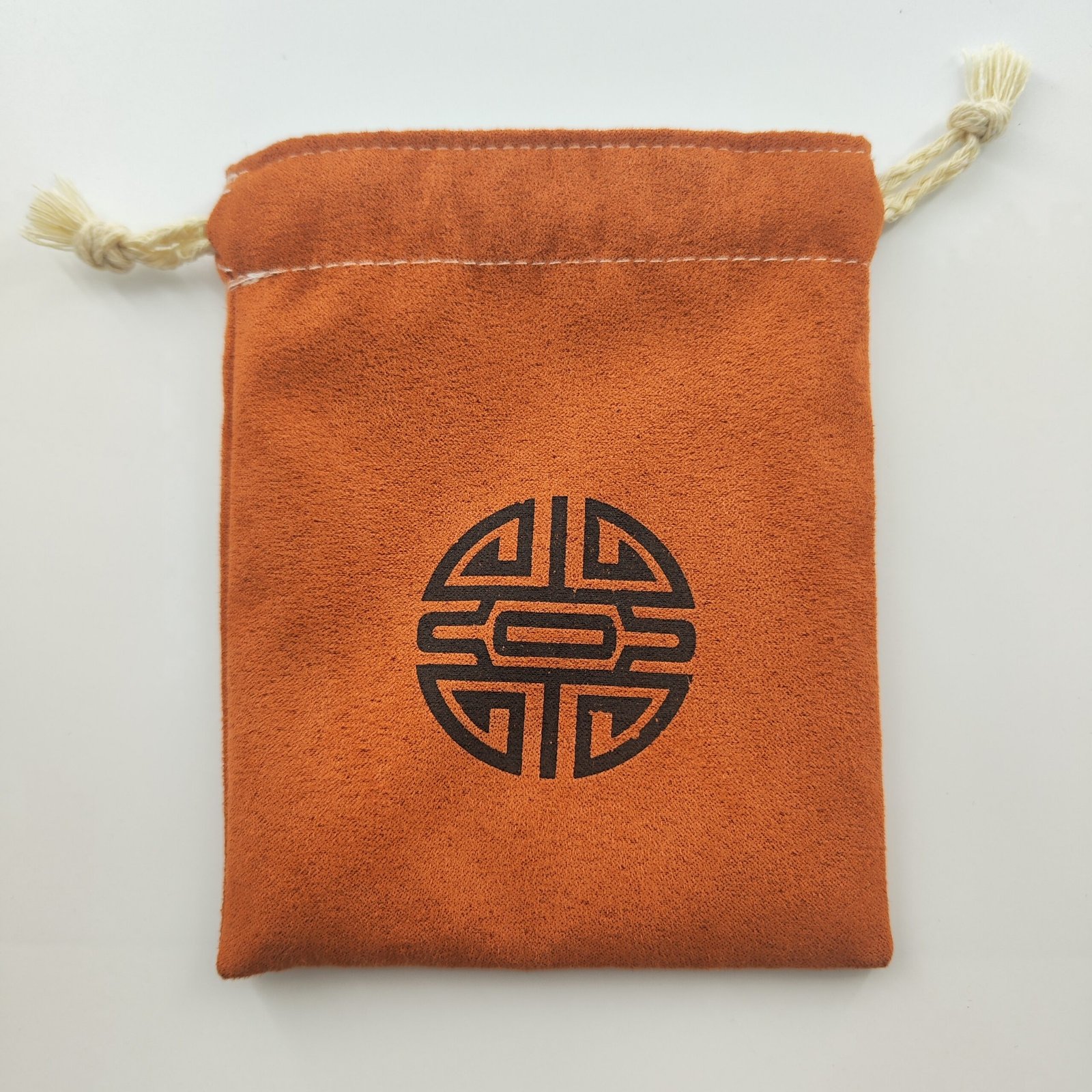 Suede Double Drawstring Pocket