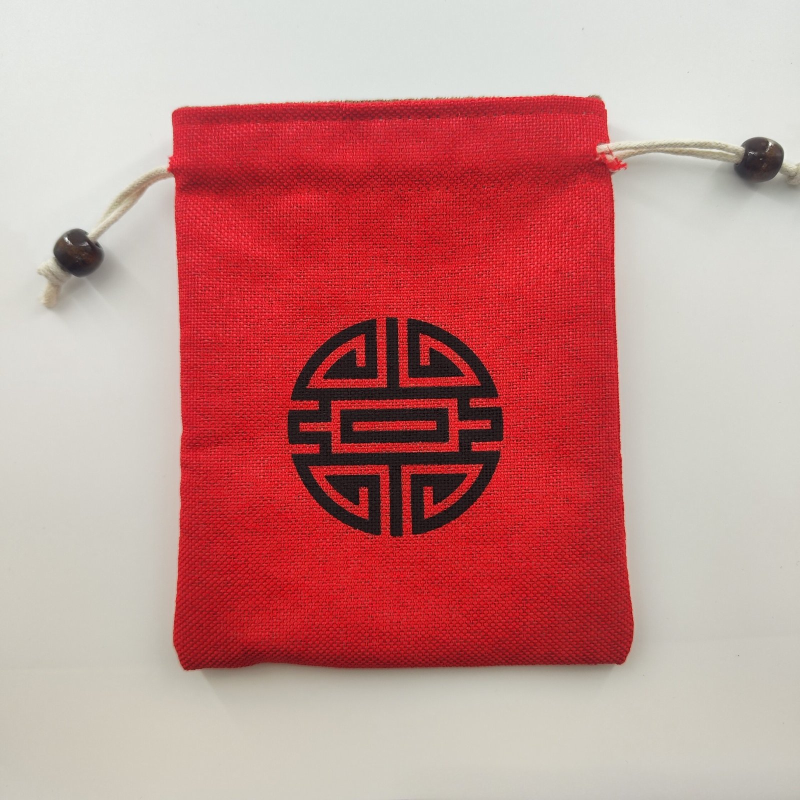 Chinese Style Double Layer Drawstring Pocket