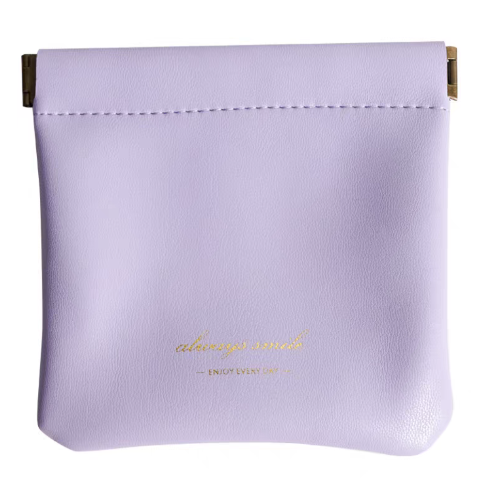 Magnetic Closure Leather Bag
