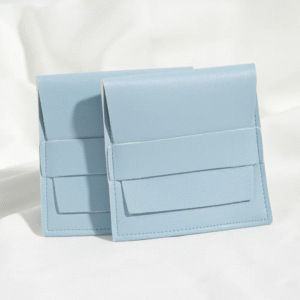 Leather Envelope Jewelry Bag
