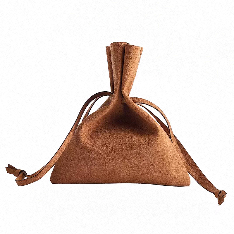 Customized Suede Drawstring Bag