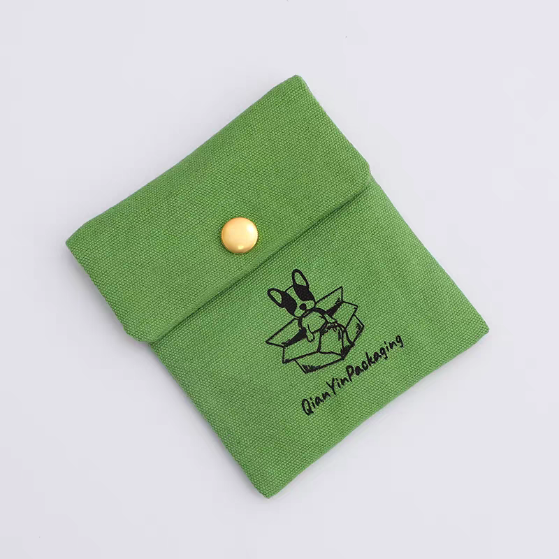Custom Cotton Snap Flap Bag