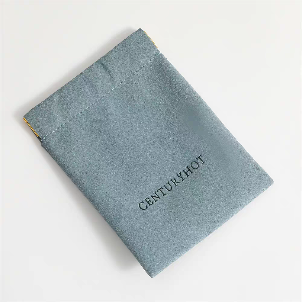 Customizable Suede Automatic Closing Storage Bag