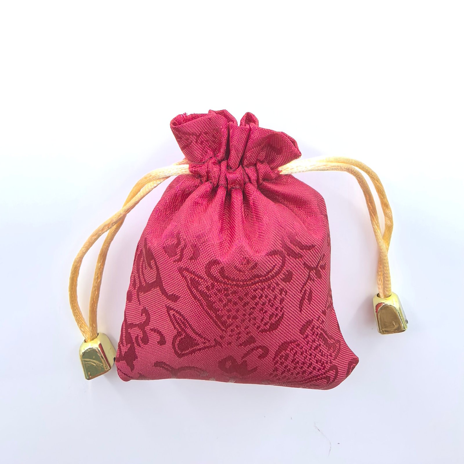 Classic Embroidered Drawstring Bag