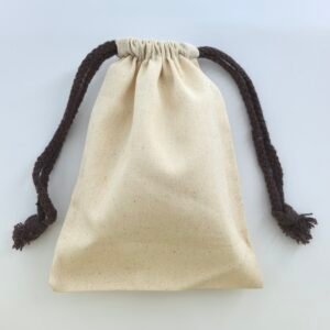 Custom Cotton and Linen Drawstring Bag